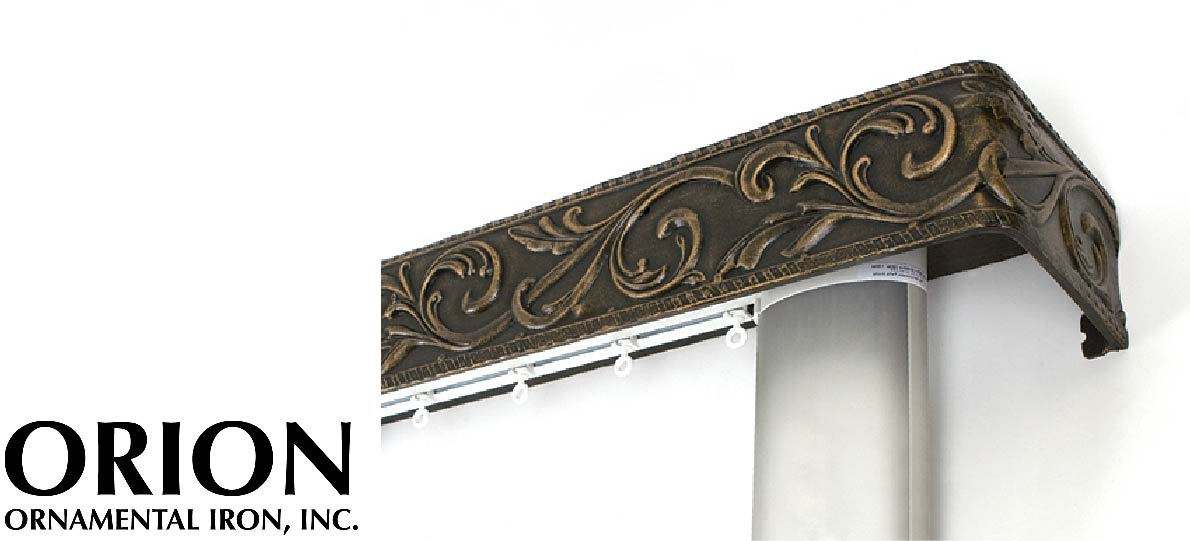 Orion's Tuscany Cornice Collection with Iron, Wood and Fascia Designs